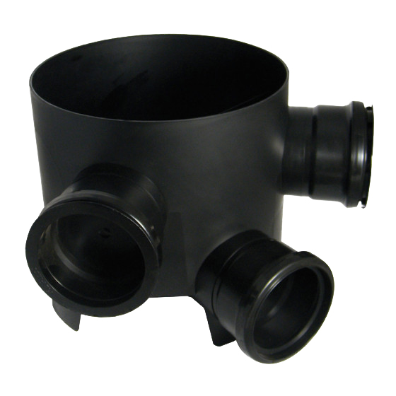 FloPlast 300mm Inspection Chamber Base 3 Inlets (Fixed)  image