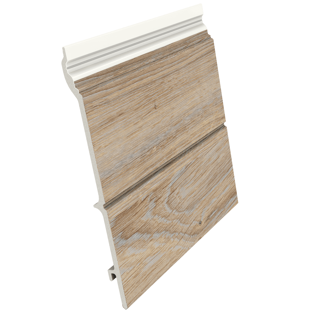 Durasid Foresta 250mm Siding with V-groove Barnwood Grey 5m Pack of 2 image