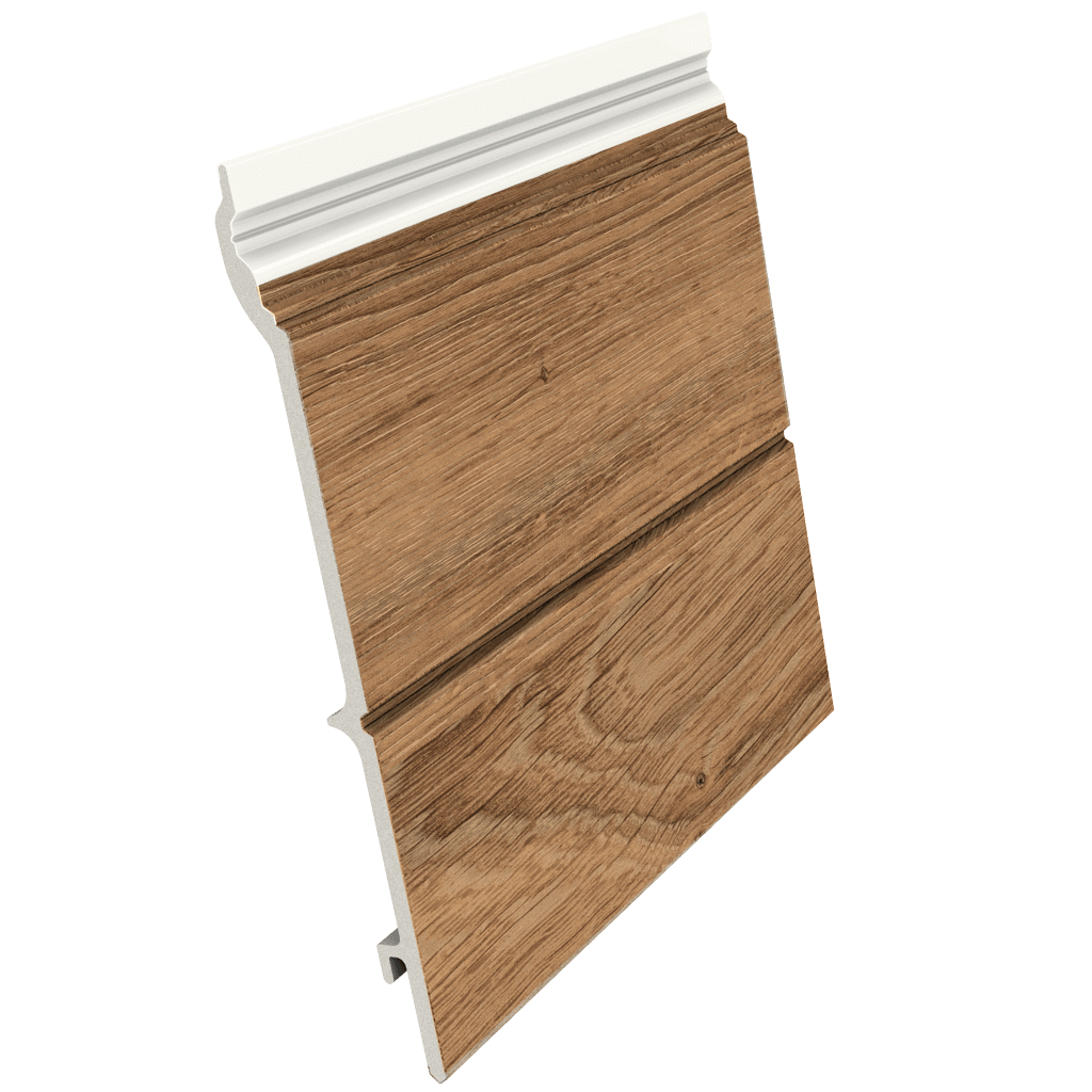 Durasid Foresta 250mm Siding with V-groove Woodland Oak 5m Pack of 2 image