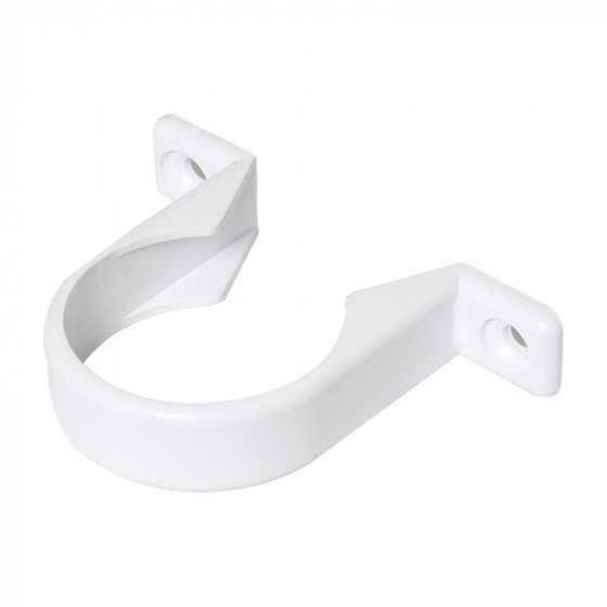 FloPlast 32mm ABS Solvent Weld Waste White Pipe Clip image