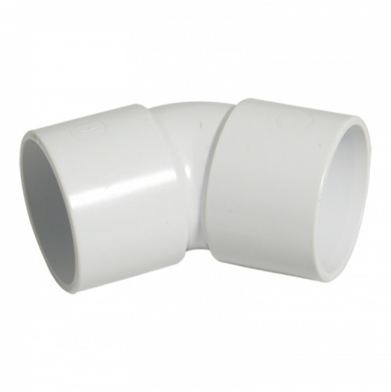 FloPlast 40mm ABS 135° Solvent Weld Waste White Bend image