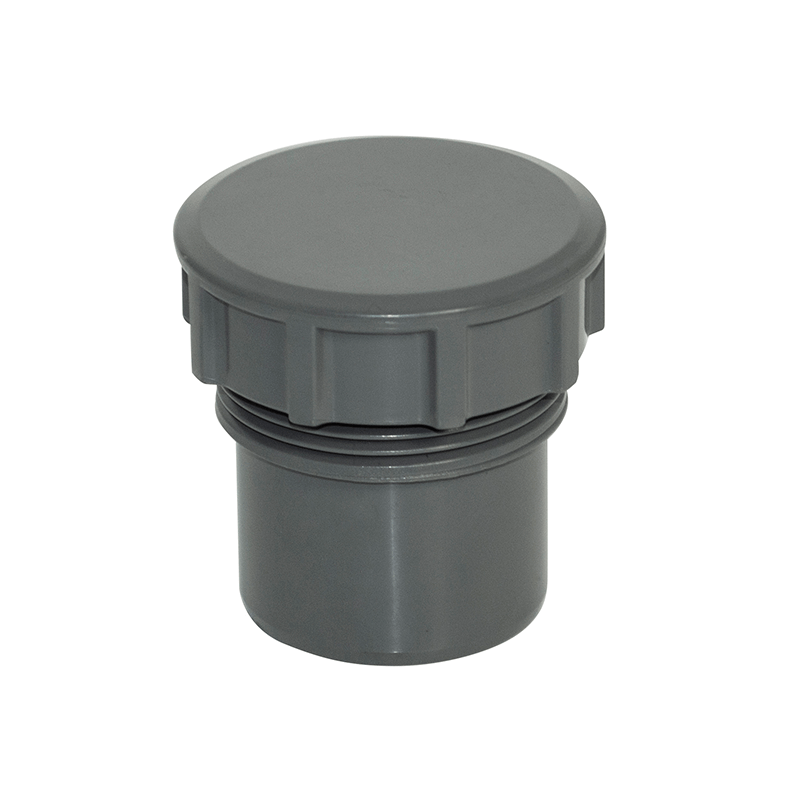 FloPlast 40mm ABS Solvent Weld Waste Anthracite Grey Access Plug image