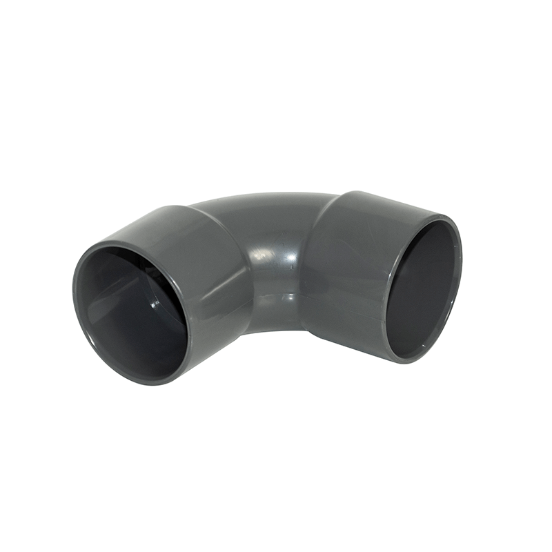 FloPlast 40mm ABS 92.5° Solvent Weld Waste Anthracite Grey Swept Bend image