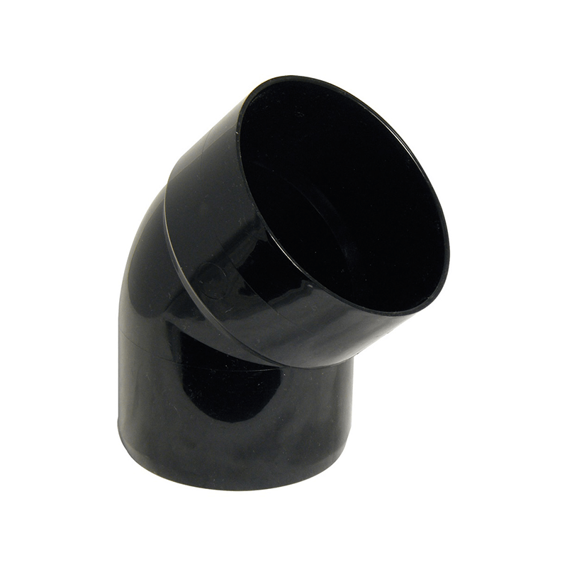 FloPlast 135° Black Soil Pipe Offset Bend (Bottom)  image