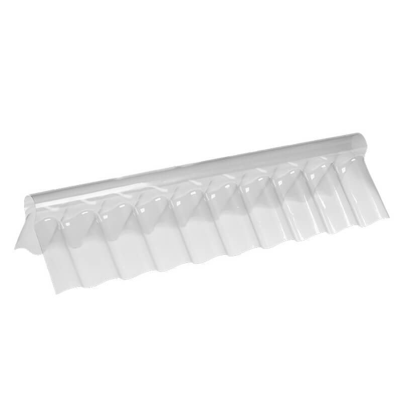 Suntuf Clear Polycarbonate Corrugated Ridge Flashing 1270mm image