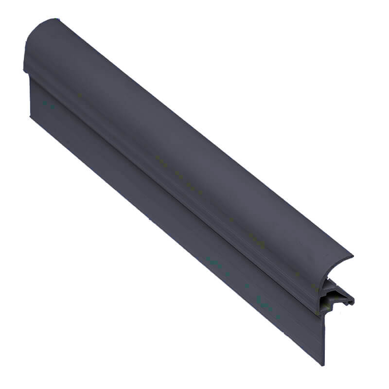 Snap Down Gable End Finishing Profile Grey 4.0m (RAL7016) image