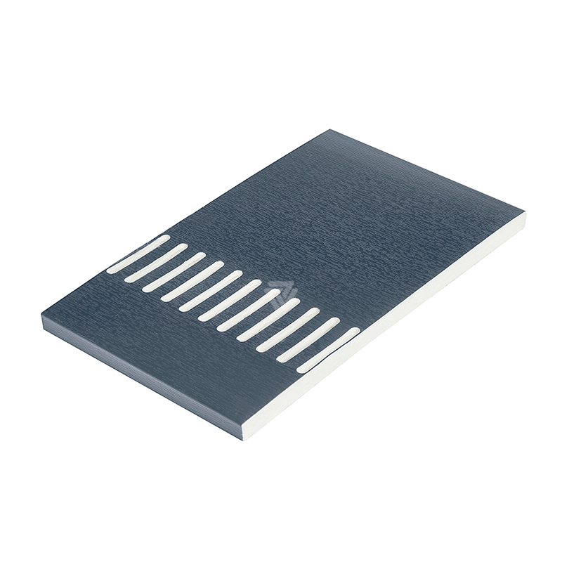 150mm x 9mm Anthracite Grey Woodgrain Vented Soffit 5m (RAL7016) image