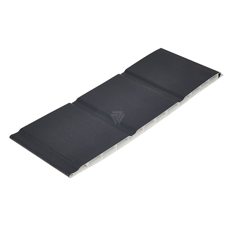 300mm x 9mm Anthracite Grey Woodgrain Hollow Soffit 5m (RAL7016) image