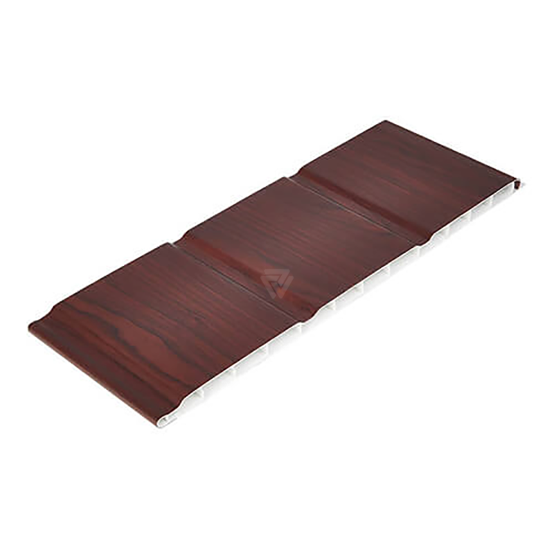 300mm x 9mm Rosewood Woodgrain Hollow Soffit 5m image