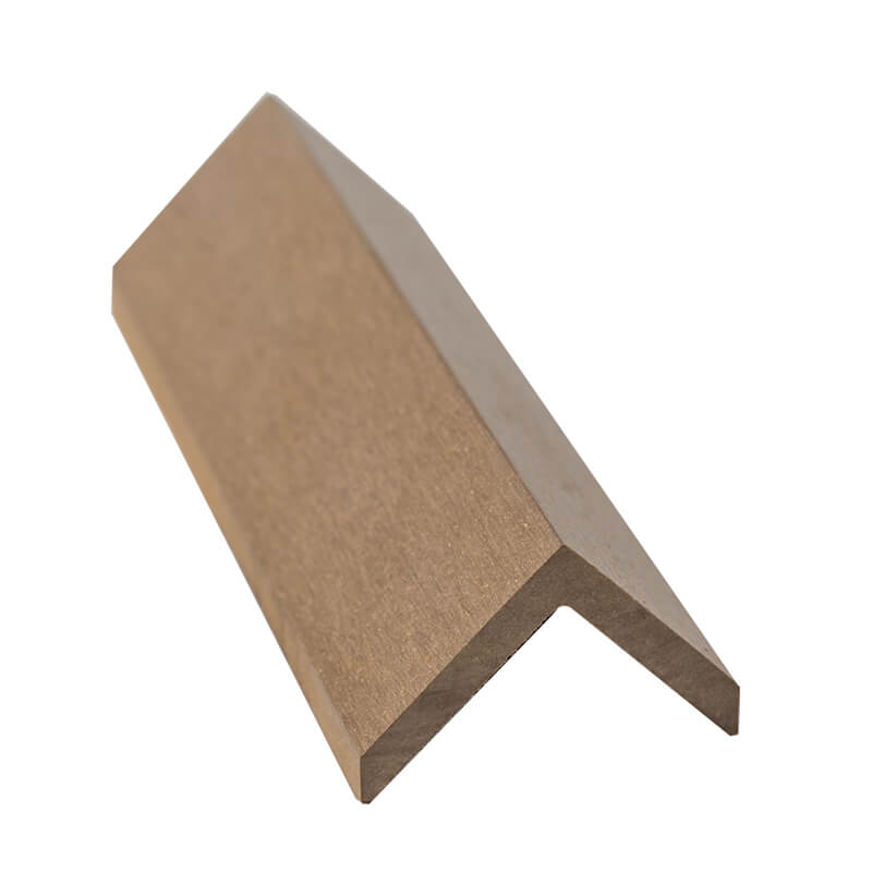 45mm x 45mm Teak WPC Angle Trim 5m  image
