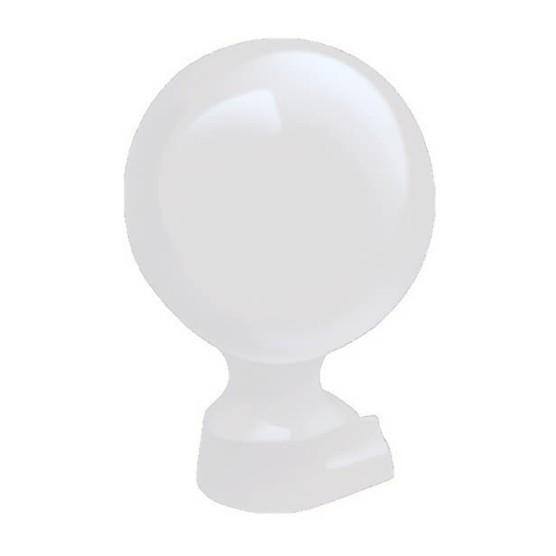 125mm Mk2/Mk4 Blot Down Aluminium Ball Finial White (RAL9010) image