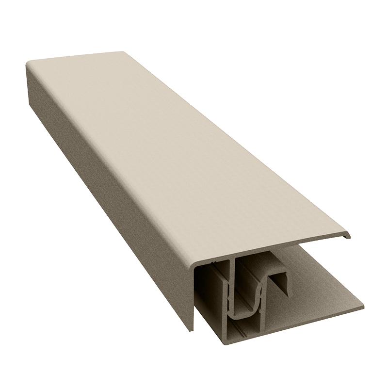 Durasid Two Part RAL9001 Aluminium Edge Trim 3m image