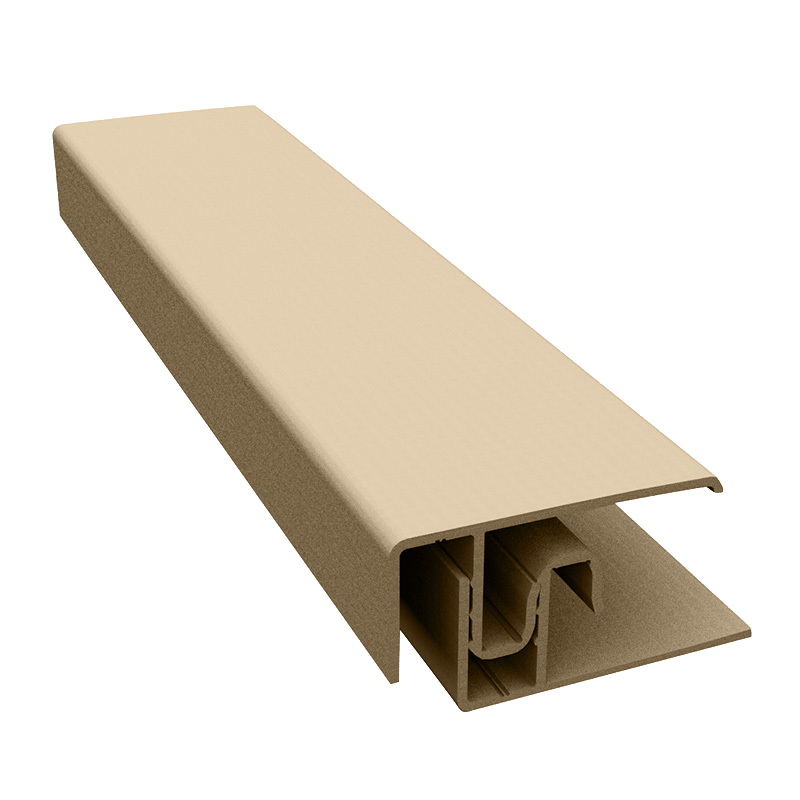 Durasid Two Part RAL1015 Aluminium Edge Trim 3m image