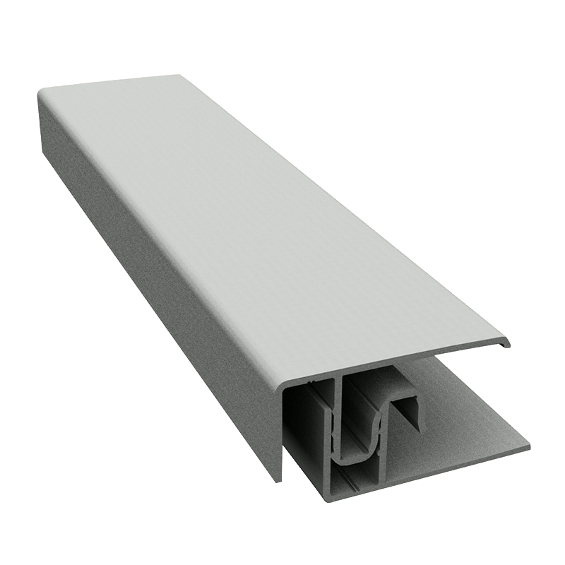 Durasid Two Part RAL7035 Aluminium Edge Trim 3m image
