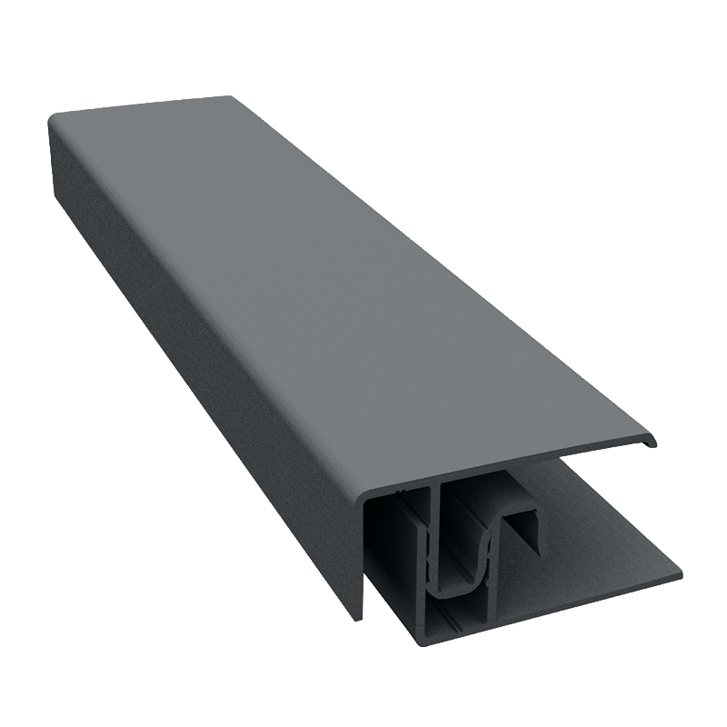 Durasid Two Part RAL7016 Aluminium Edge Trim 3m image