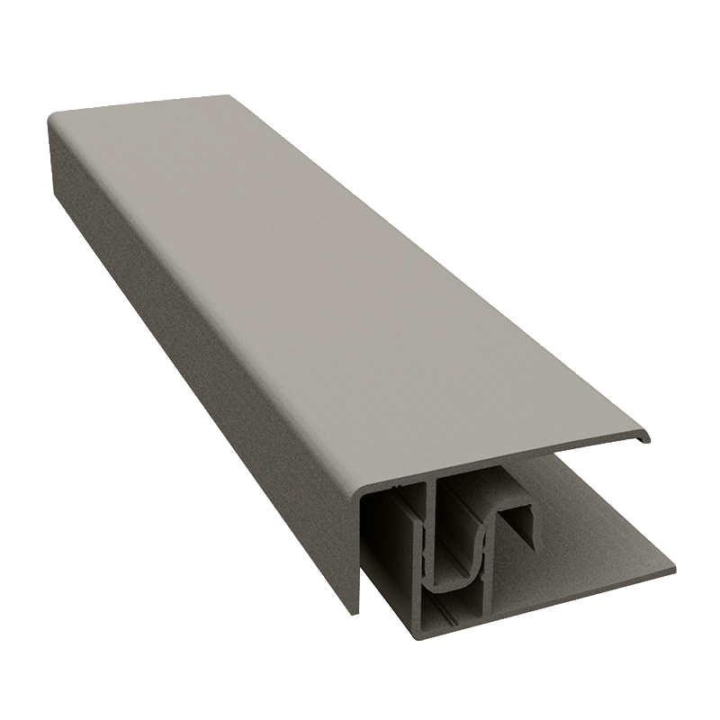 Durasid Two Part RAL7039 Aluminium Edge Trim 3m image