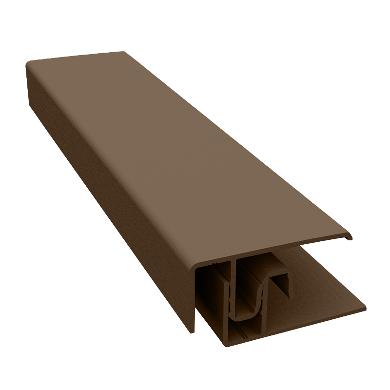 Durasid Two Part RAL8008 Aluminium Edge Trim 3m image