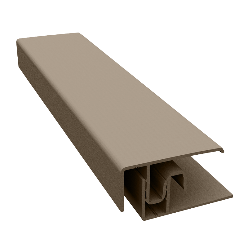 Durasid Two Part RAL1019 Aluminium Edge Trim 3m image