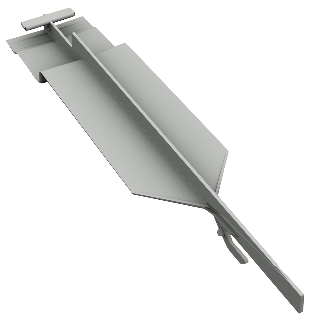 167mm Durasid RAL7035 Vertical Invisible Joint image
