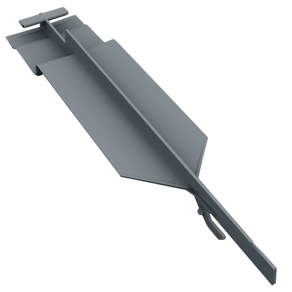 167mm Durasid RAL7031 Vertical Invisible Joint image