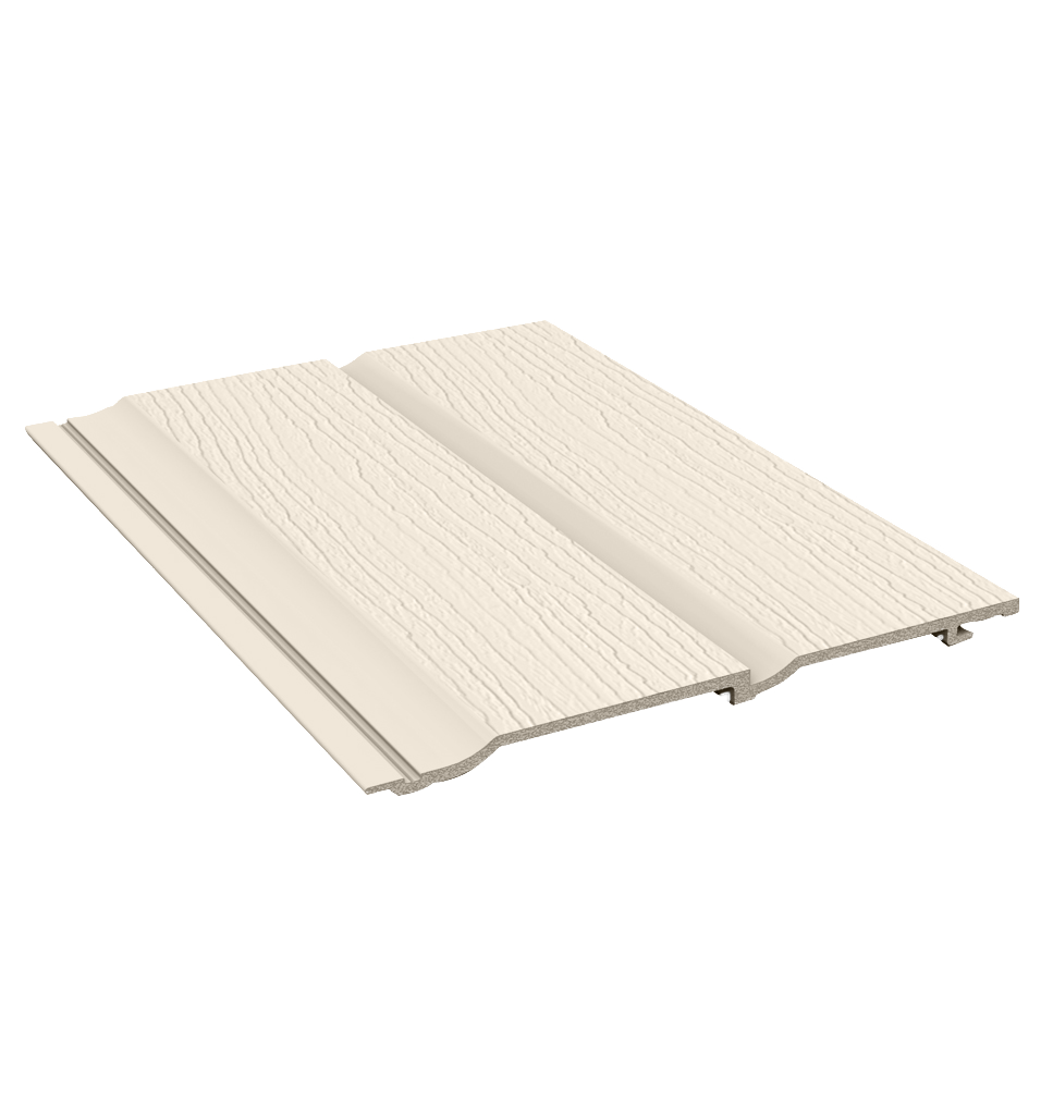 333mm Durasid Original Double Siding Wall Cladding Cream 5m  image