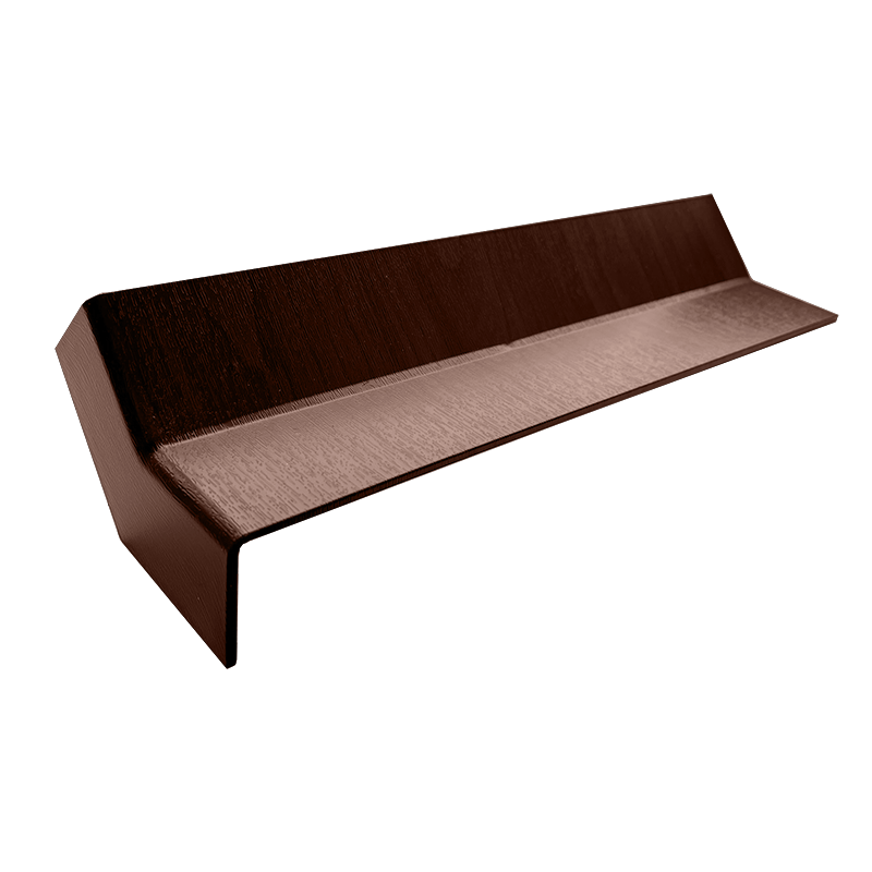135 Degree Rosewood Woodgrain Fascia Internal Corner Image