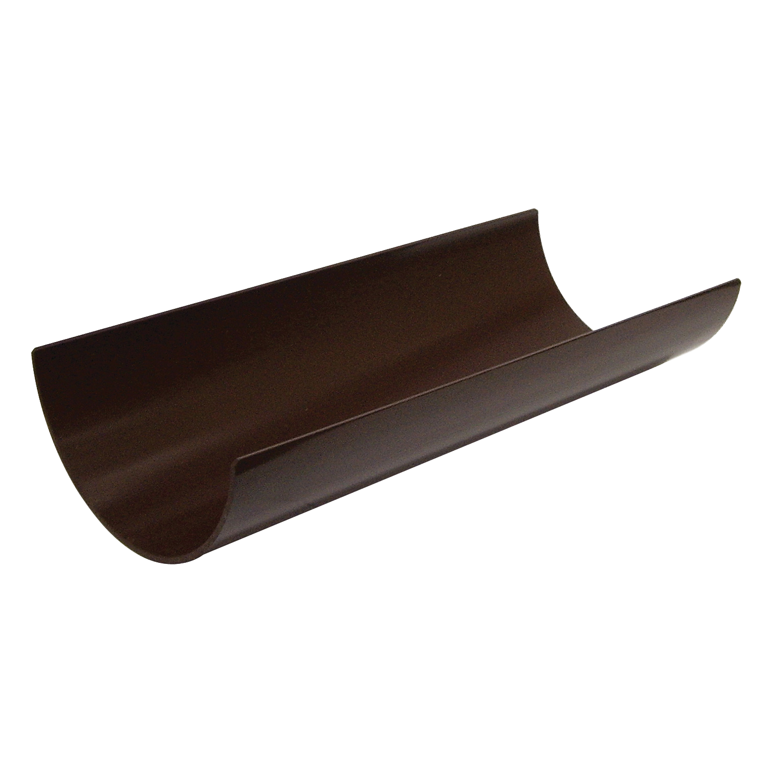 112mm FloPlast Half Round Brown Gutter 4m image