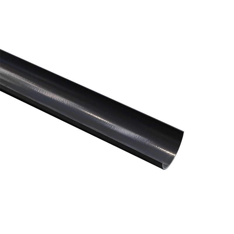 76mm Floplast Anthracite Grey Miniflo Gutter 2m Image