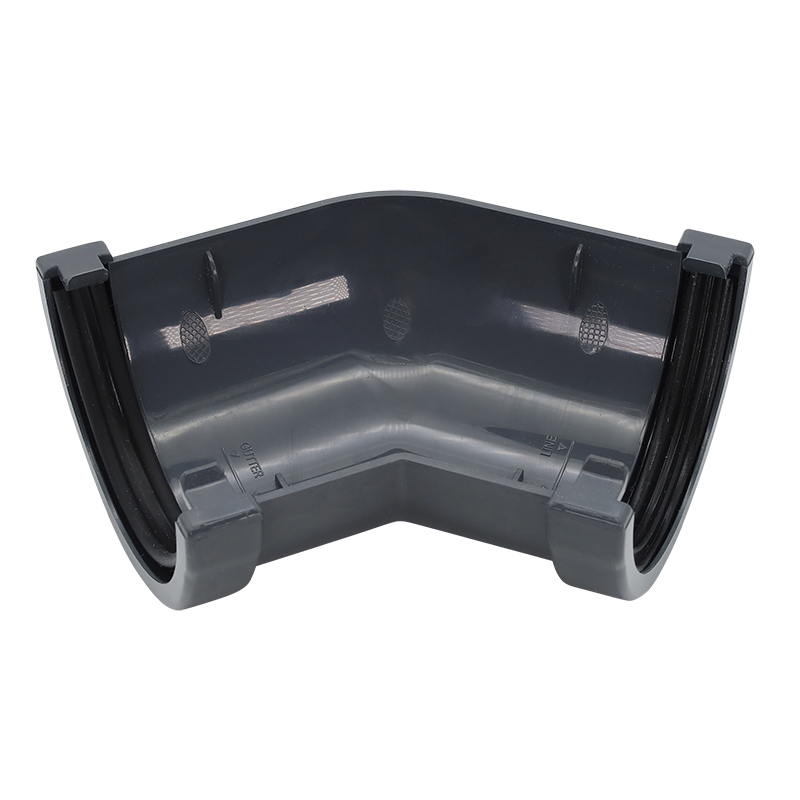 135° Anthracite Grey Miniflo Gutter Angle image