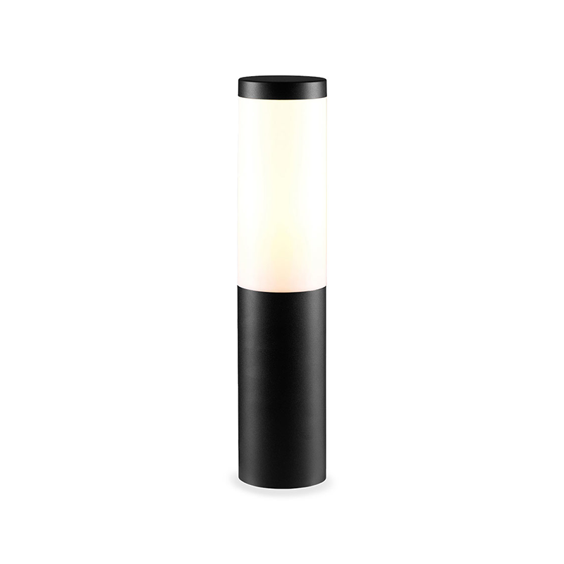 75mm Diameter Black Bollard Light 350mm High image