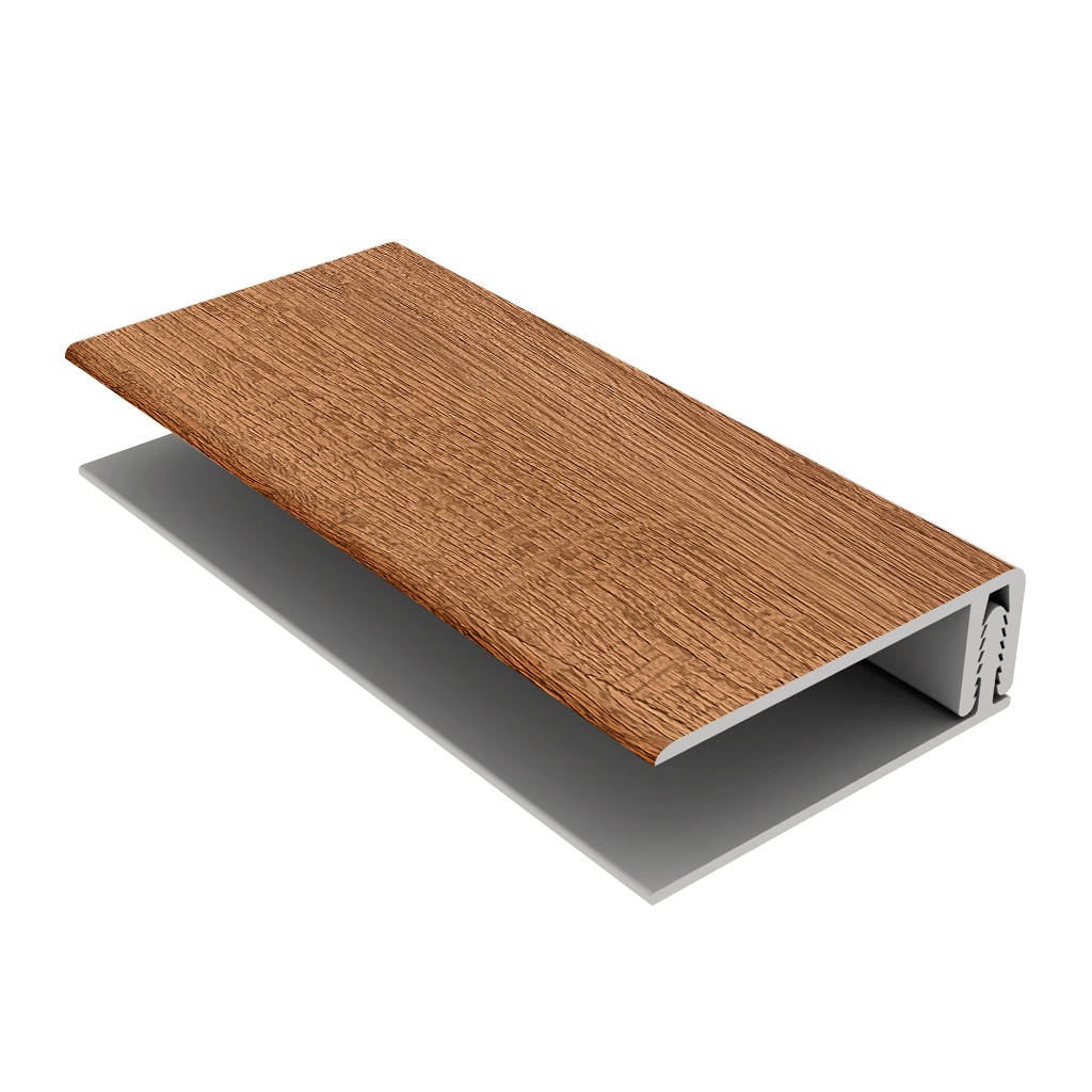 Durasid Two Part Woodland Oak PVC Edge Trim 3m image