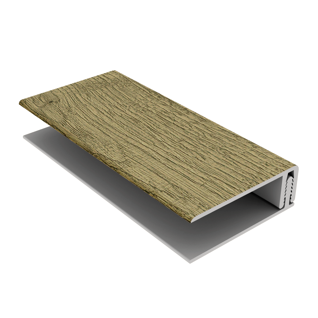 Durasid Two Part Woodland Grey PVC Edge Trim 3m image