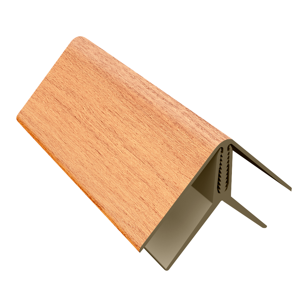 Durasid Two Part Red Cedar PVC Corner 3m image