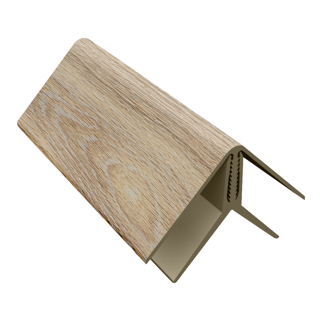 Durasid Two Part Barnwood Grey PVC Corner 3m image
