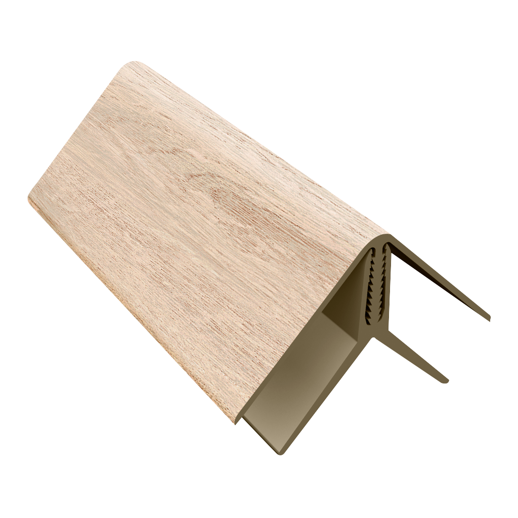 Durasid Two Part Sheffield Oak PVC Corner 3m Image