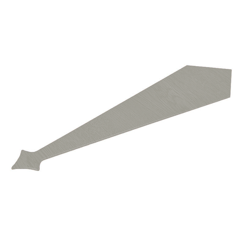 340mm Bargeboard Agate Grey Woodgrain Finial  image