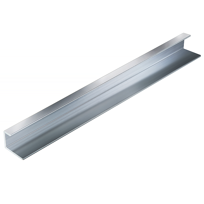 Aluminium Chrome 10mm Zest Shower Panel End Cap 2.4m image