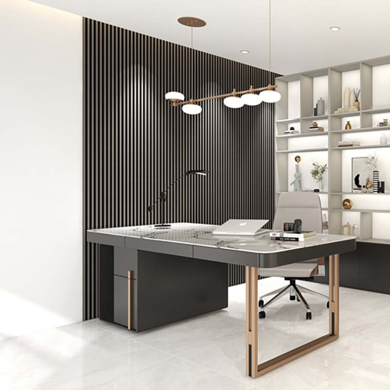 122mm Sulcado Small Charcoal 3D Slat Wall Panel 2.6m image