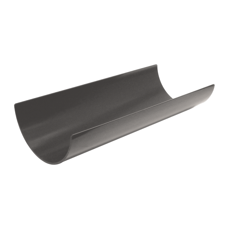112mm Half Round Anthracite Grey Gutter 2m image