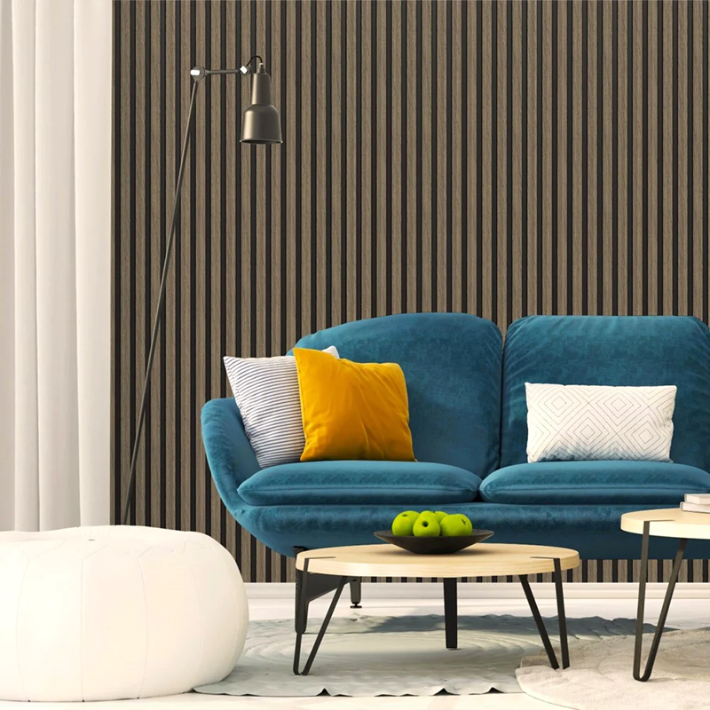 300mm Sulcado Large French Oak Slat Wall Panel 2.6m image