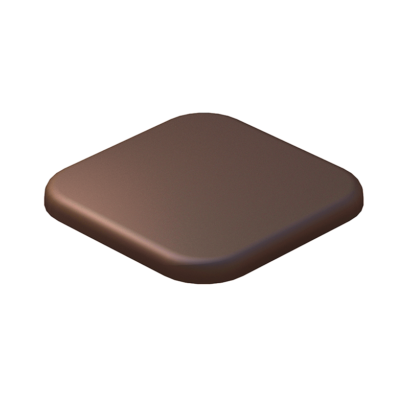 Aluminium Brown Fence Post Cap  image