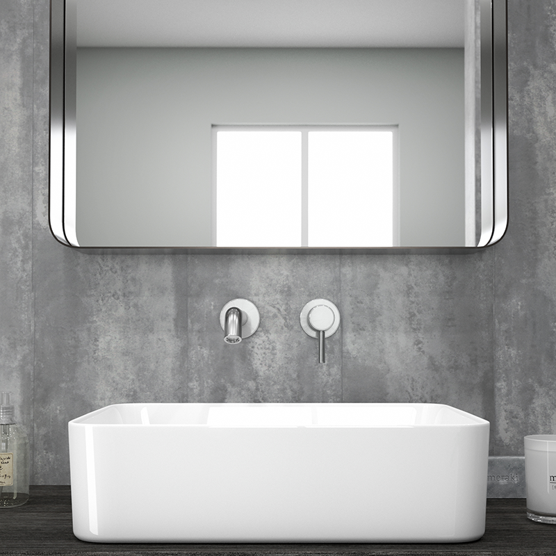 Zinc (Satin) 5mm Zest wall Panel 250mm x 2.6m Pk4 image