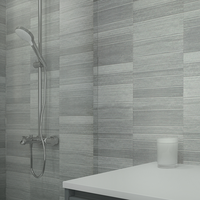 Urban Standard Tile (matt) 5mm Zest wall Panel 250mm x 2.6m Pk4 image