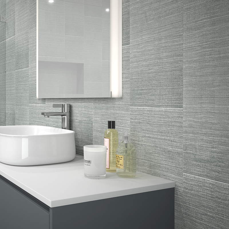 Urban Large Tile (matt) 5mm Zest wall Panel 250mm x 2.6m Pk4 Image