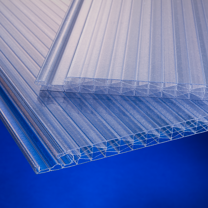 500mm Easy Fit Clickloc Polycarbonate Sheet Clear 6m Image