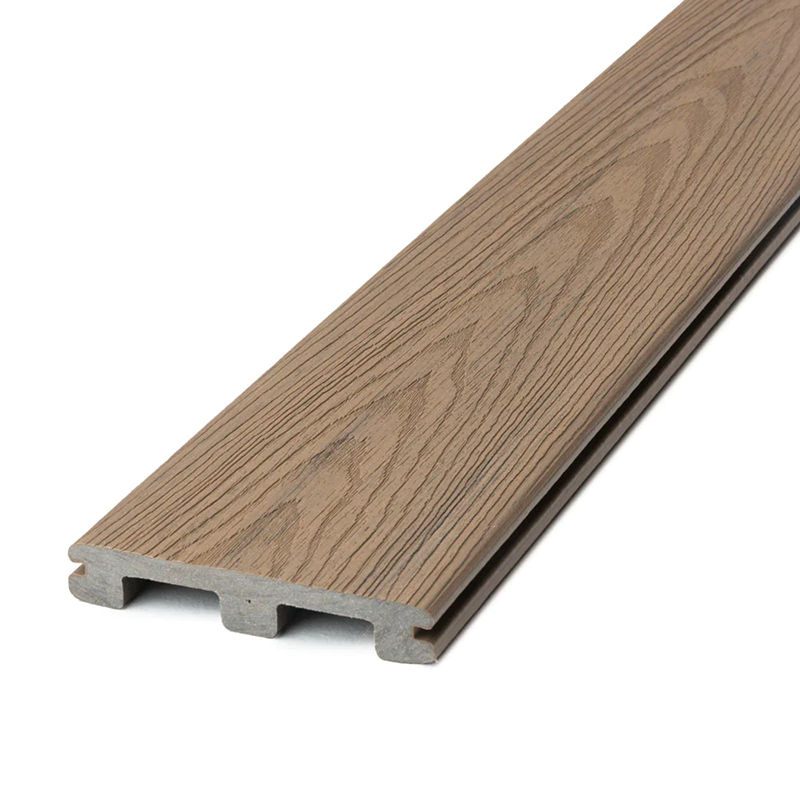 140mm Dex Brown Grooved Edge Decking Board 3660mm image