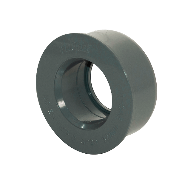 FloPlast 32mm Anthracite Grey Solvent Weld Soil Boss Adaptor - SP20 image