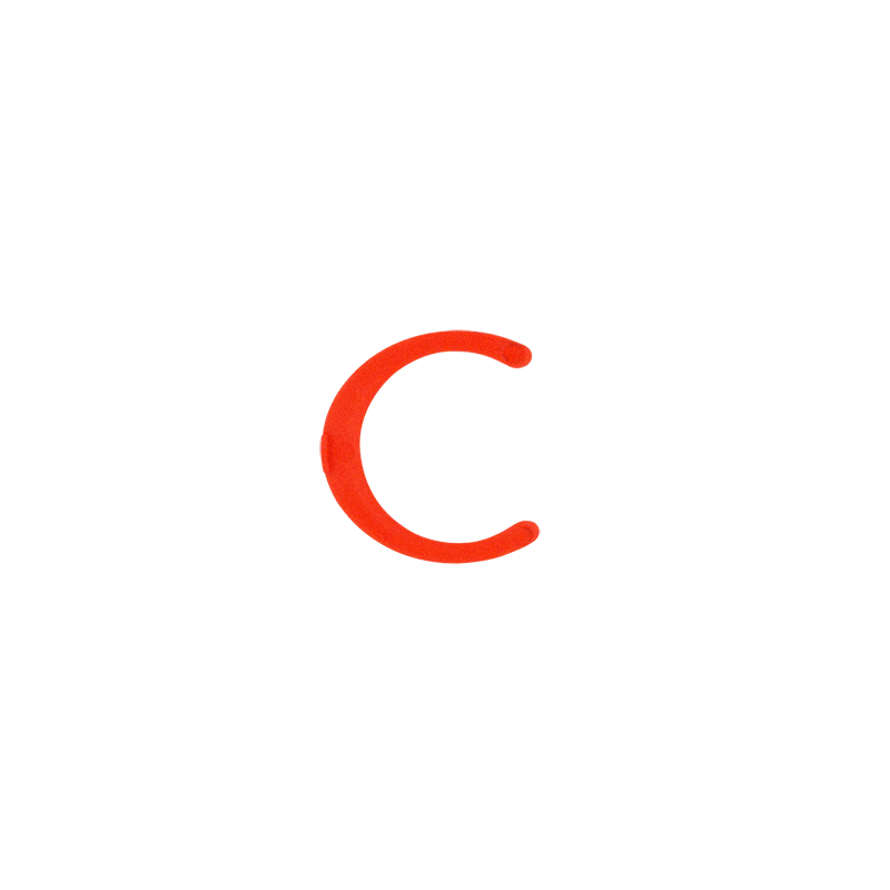 FloPlast 10mm Push Fit Flofit+ Red Hot Water Collect Clip Pack of 50 Image