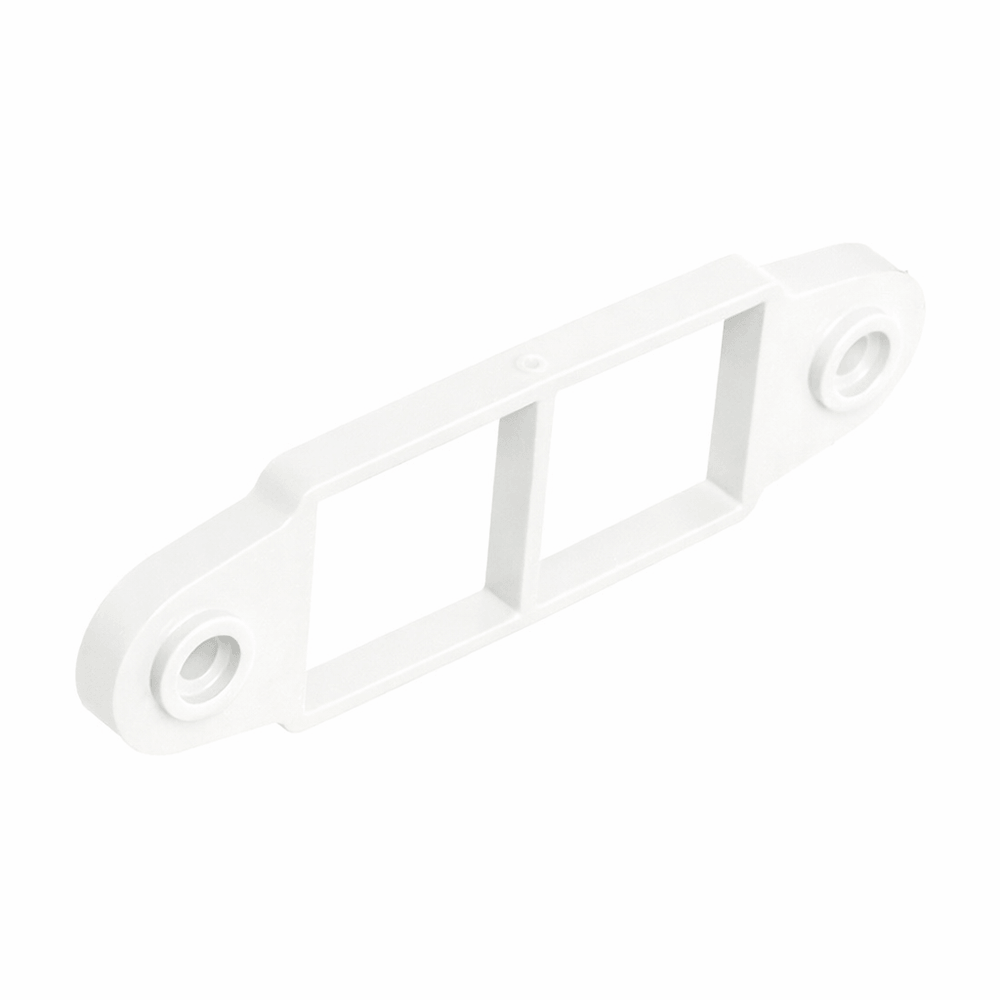 FloPlast White Square Pipe Clip Bracket Spacer Image