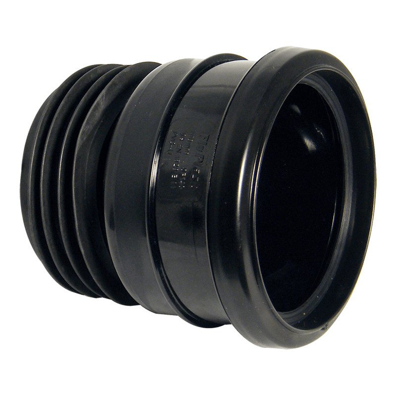 FloPlast 110mm Universal Adaptor PVC To Cast Iron Or Clay Drain 